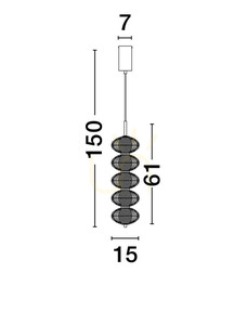 Lampa Wisząca TIPUANI Luces Exclusivas LE44624 small 3