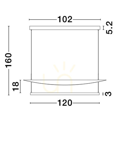 Sprawdź Lampa Wisząca TIRAQUE Luces Exclusivas LE44631