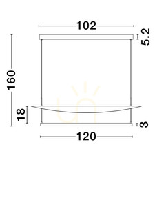 Lampa Wisząca TIRAQUE Luces Exclusivas LE44631 1 Lampa Wisząca TIRAQUE Luces Exclusivas LE44631 small 1