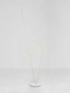 Lampa podłogowa LED TRENQUE Luces Exclusivas LE44514, biała, 33 W, 184 cm small 1