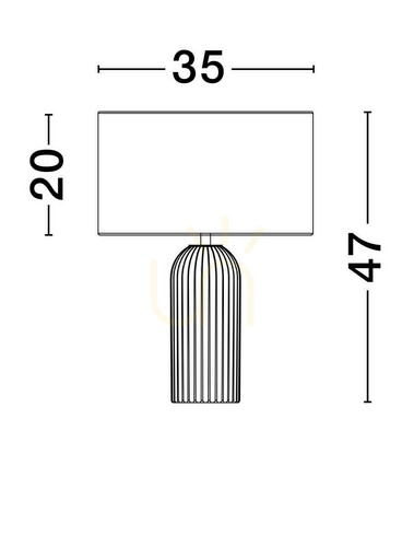 Sprawdź Lampa Stołowa TUMARAPI Luces Exclusivas LE44687