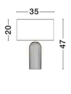 Lampa Stołowa TUMARAPI Luces Exclusivas LE44687 small 1