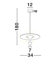 Lampa Wisząca UCURENA Luces Exclusivas LE44640 1 Lampa Wisząca UCURENA Luces Exclusivas LE44640 small 1