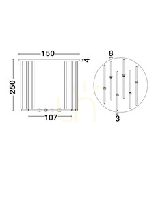 Lampa Wisząca URUBICHA Luces Exclusivas LE44692 3 Lampa Wisząca URUBICHA Luces Exclusivas LE44692 small 3