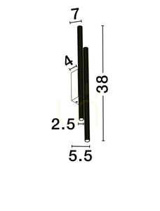 Kinkiet VELASCO Luces Exclusivas LE44924 small 1