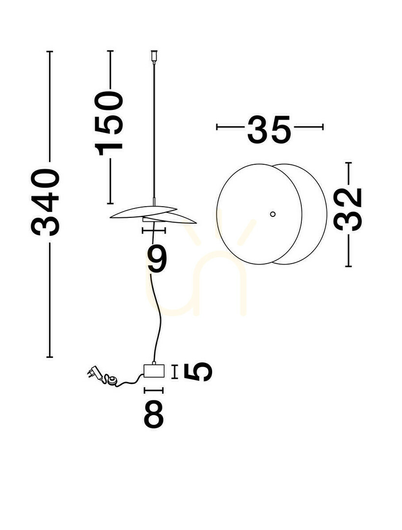 Wyświetl Lampa Podłogowa YACUIBA Luces Exclusivas LE44738 Lampa Podłogowa YACUIBA Luces Exclusivas LE44738