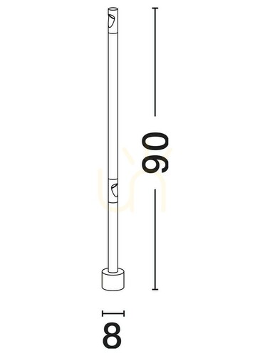 Sprawdź Słupek oświetleniowy CATACAOS Luces Exclusivas LE73751 czarny mat LED 9 W 378 lm 3000 K IP65 90 cm