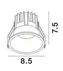 Oczko Sufitowe ARAMIEL Luces Exclusivas LE65103 1 Oczko Sufitowe ARAMIEL Luces Exclusivas LE65103 small 1