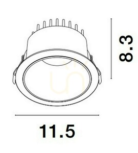 Oczko Sufitowe ARAMIEL Luces Exclusivas LE65120 1 Oczko Sufitowe ARAMIEL Luces Exclusivas LE65120 small 1