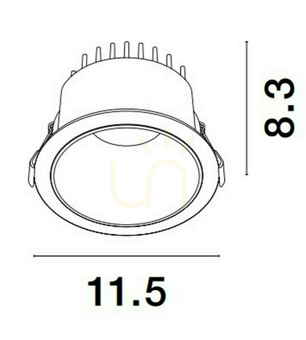 Zobacz Oczko Sufitowe ARAMIEL Luces Exclusivas LE65120 Oczko Sufitowe ARAMIEL Luces Exclusivas LE65120