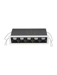 Oczko Sufitowe liniowe BETARRO Luces Exclusivas LE65128 LED 10W 743 lm 3000K białe 14,7 cm small 0