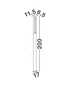 Latarnia ogrodowa LUNQUERA Luces Exclusivas LE75102 3 Latarnia ogrodowa LUNQUERA Luces Exclusivas LE75102 small 3