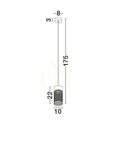 Lampa Zewnętrzna Wisząca DONZUELA Luces Exclusivas LE75149 small 1