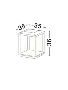 Słupek Oświetleniowy ORVENZA Luces Exclusivas LE75175 3 Słupek Oświetleniowy ORVENZA Luces Exclusivas LE75175 small 3