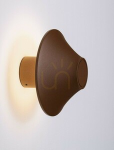 Kinkiet zewnętrzny Luces Exclusivas QUERILO LE75187, LED 11 W, 993 lm, 3000 K, ø16 cm, corten, IP54 small 1
