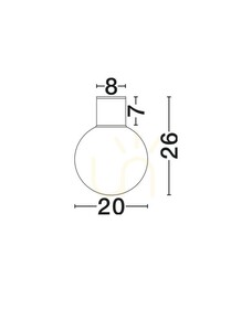 Plafony Zewnętrzny BAZORIA Luces Exclusivas LE75257 small 3