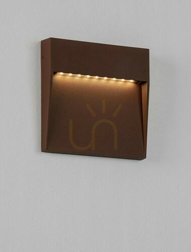 Sprawdź Kinkiet zewnętrzny Luces Exclusivas LORCENA LE75298, LED 5 W 3000 K, 307 lm, rdzawy brąz, IP54, 16 cm