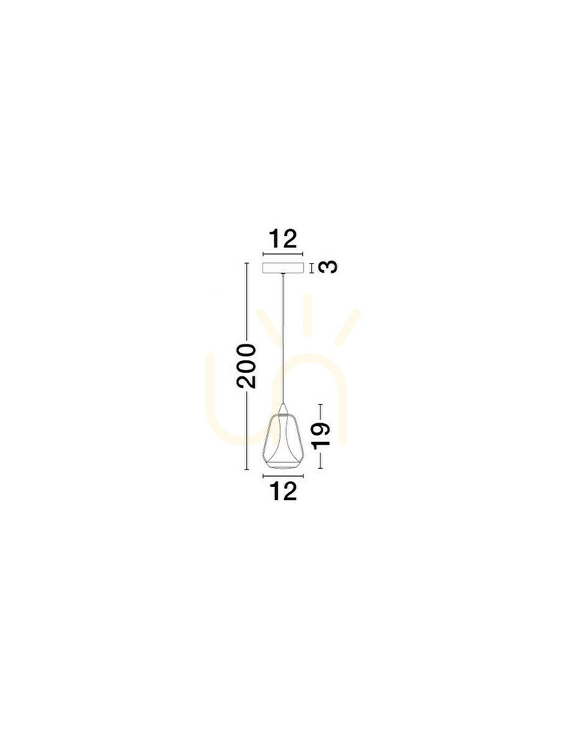 Wyświetl Lampa Wisząca RORIZNO Luces Exclusivas LE45109 Lampa Wisząca RORIZNO Luces Exclusivas LE45109