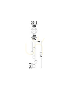 Lampa Wisząca VAZENDO Luces Exclusivas LE45120 small 3