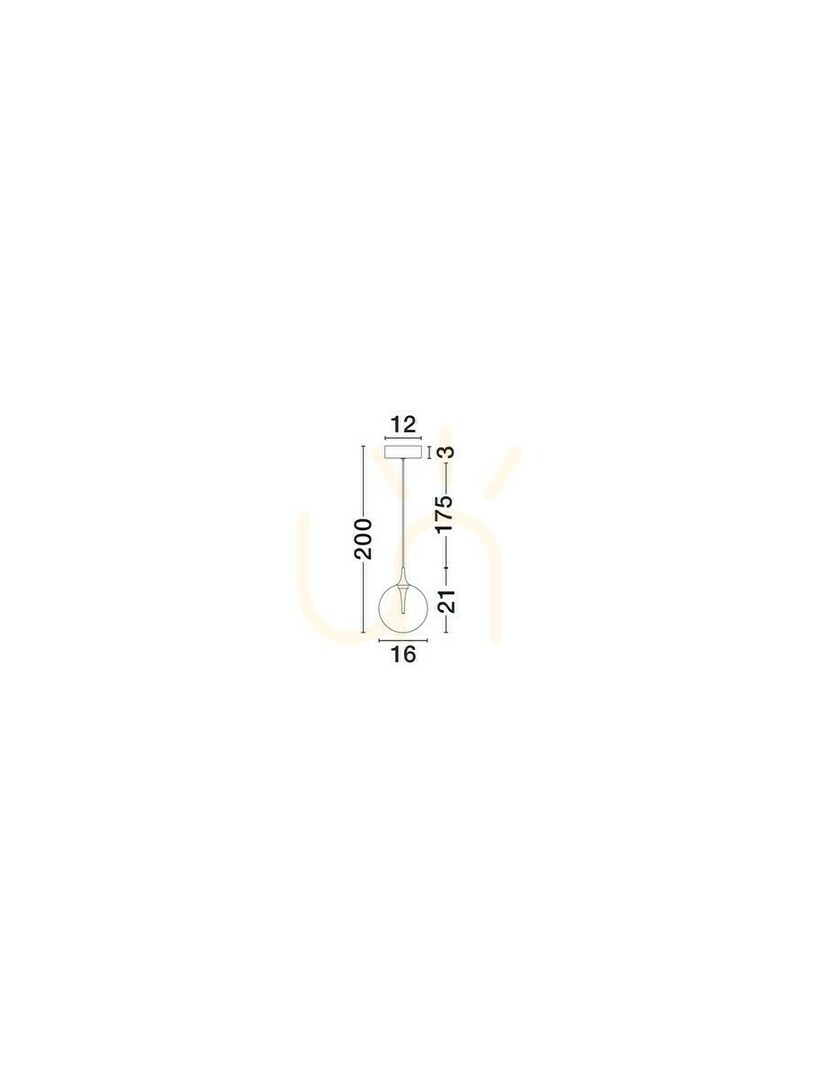 Wyświetl Lampa Wisząca LURVELA Luces Exclusivas LE45128 Lampa Wisząca LURVELA Luces Exclusivas LE45128