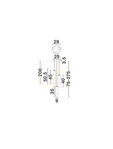 Lampa Wisząca SARTANO Luces Exclusivas LE45167 small 3