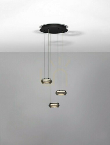 Sprawdź Lampa wisząca Luces Exclusivas Ovanira LE45195 czarna LED 24 W 35 cm