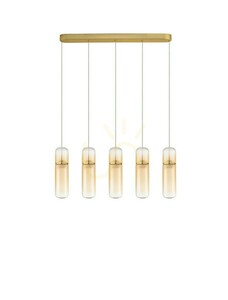 Lampa wisząca LED Luces Exclusivas Rebalvo LE45202 złota 35 W small 0