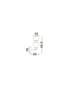 Kinkiet FELANZO Luces Exclusivas LE45242 3 Kinkiet FELANZO Luces Exclusivas LE45242 small 3