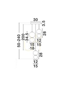 Lampa Wisząca JORELIA Luces Exclusivas LE45258 1 Lampa Wisząca JORELIA Luces Exclusivas LE45258 small 1