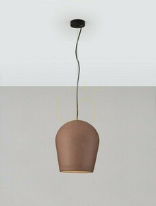 Betonowa lampa wisząca PLONZIE Luces Exclusivas LE45287, czerwona, E27, 29 cm small 1
