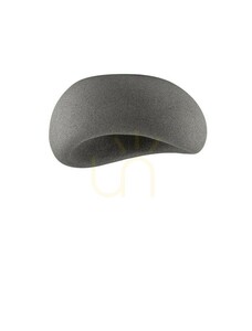 Plafon PALINZA Luces Exclusivas LE45330 szary 50 cm E27 small 0