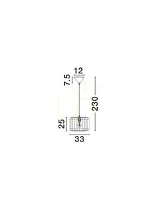 Lampa Wisząca BELUNCA Luces Exclusivas LE45351 3 Lampa Wisząca BELUNCA Luces Exclusivas LE45351 small 3
