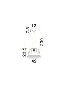 Lampa Wisząca FANLIZA Luces Exclusivas LE45358 3 Lampa Wisząca FANLIZA Luces Exclusivas LE45358 small 3