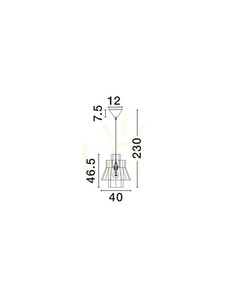 Lampa Wisząca MURVOLO Luces Exclusivas LE45363 3 Lampa Wisząca MURVOLO Luces Exclusivas LE45363 small 3