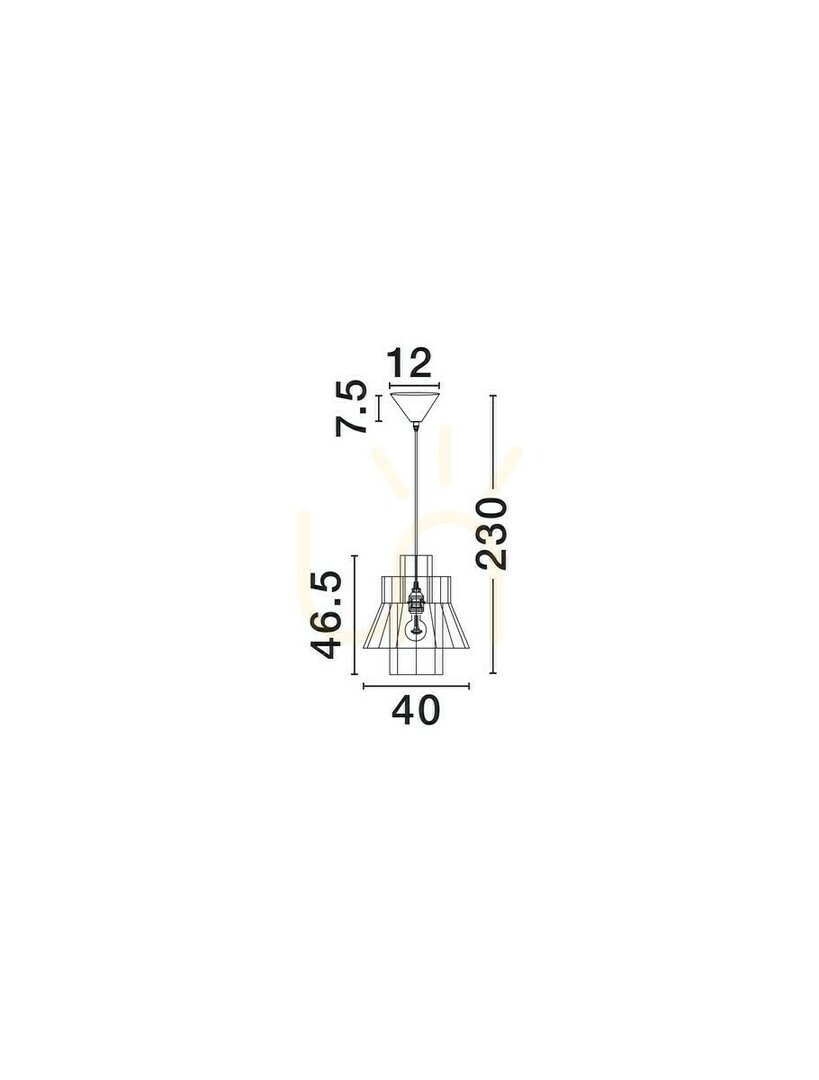 Wyświetl Lampa Wisząca MURVOLO Luces Exclusivas LE45363 Lampa Wisząca MURVOLO Luces Exclusivas LE45363