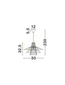 Lampa Wisząca LOREZIA Luces Exclusivas LE45373 3 Lampa Wisząca LOREZIA Luces Exclusivas LE45373 small 3