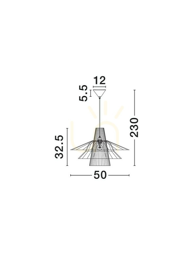 Wyświetl Lampa Wisząca LOREZIA Luces Exclusivas LE45373 Lampa Wisząca LOREZIA Luces Exclusivas LE45373