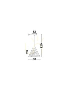 Lampa Wisząca BRONTILA Luces Exclusivas LE45382 3 Lampa Wisząca BRONTILA Luces Exclusivas LE45382 small 3