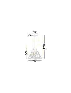 Lampa Wisząca BRONTILA Luces Exclusivas LE45383 3 Lampa Wisząca BRONTILA Luces Exclusivas LE45383 small 3