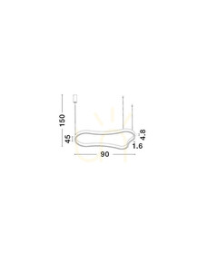 Lampa Wisząca VELBANO Luces Exclusivas LE45415 3 Lampa Wisząca VELBANO Luces Exclusivas LE45415 small 3
