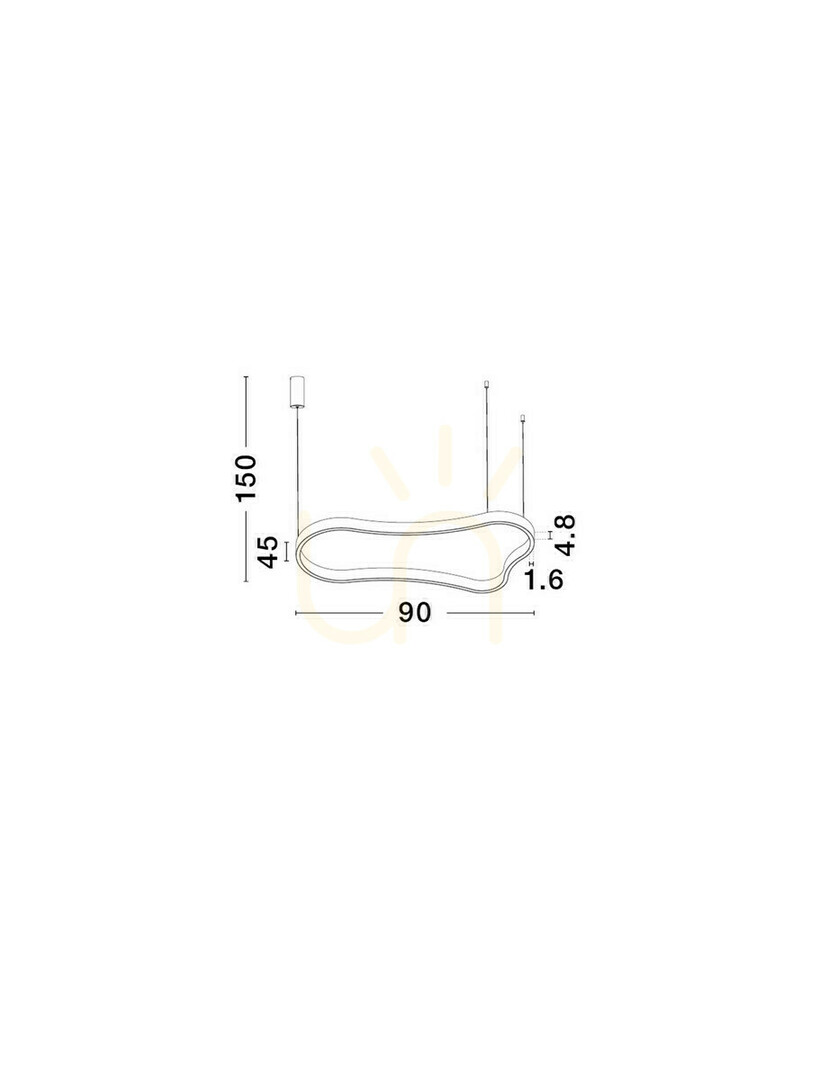 Wyświetl Lampa Wisząca VELBANO Luces Exclusivas LE45415 Lampa Wisząca VELBANO Luces Exclusivas LE45415