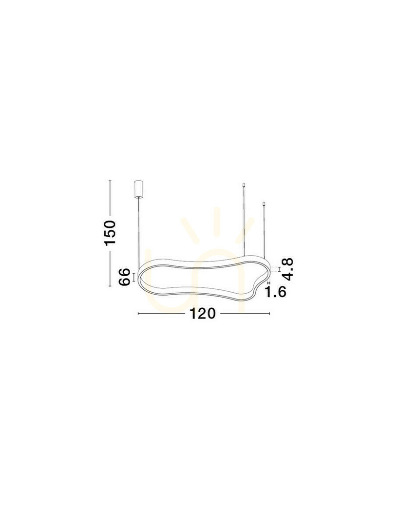 Wyświetl Lampa Wisząca VELBANO Luces Exclusivas LE45416 Lampa Wisząca VELBANO Luces Exclusivas LE45416