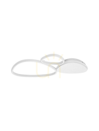 Sprawdź Biały plafon LED Luces Exclusivas ALONTRA LE45499, 62 cm, 3200 K