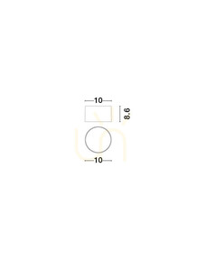 Spot sufitowy LED RINVELA Luces Exclusivas LE45503 złoty 10 W 3000 K Ø10 cm small 3