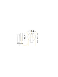 Kinkiet LAVONTO Luces Exclusivas LE45528 small 4