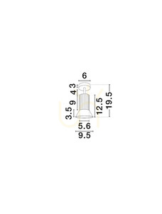 Reflektor Natynkowy MARENZO Luces Exclusivas LE45602 czarno-złoty small 3