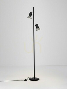 Lampa podłogowa Luces Exclusivas MARENZO LE45613 brąz oksydowany, 2 × GU10 small 1