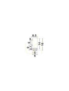 Biało-czarny kinkiet Luces Exclusivas TORVILA LE45621 1×GU10 LED maks. 10 W small 4