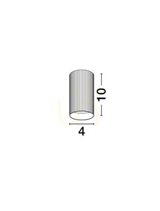 Plafon tuba SELMORA Luces Exclusivas LE45642 biały GU10-MR11 10 cm small 3
