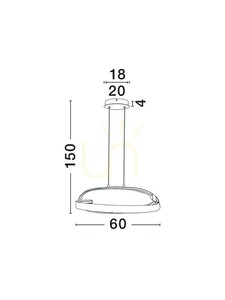 Lampa Wisząca ALAGON Luces Exclusivas LE45715 small 4